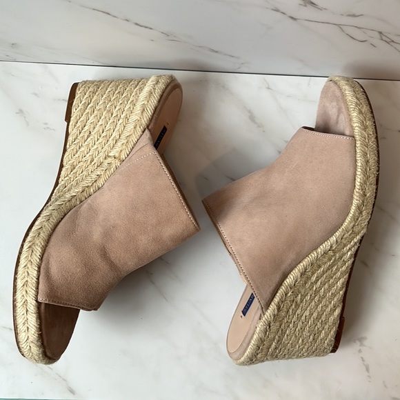 Stuart Weitzman Marabella Slide Espadrille Sandal in Pink - Picture 5 of 11